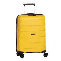 Fabrizio Worldpack Capri Handgepäck Trolley S,  4 Rollen,  54 cm,  32 L,  Gelb