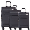 Fabrizio Worldpack Denver Kofferset S/M/L 4 Rollen,  Grau