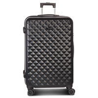 Fabrizio Worldpack Diamond Trolley 4 Rollen,  76 cm,  93 L,  Schwarz