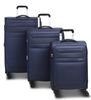 Fabrizio Worldpack Dublin Kofferset S/M/L 4 Rollen,  Blau