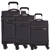Fabrizio Worldpack Dublin Kofferset S/M/L 4 Rollen,  Grau
