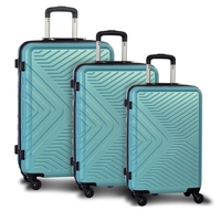 Fabrizio Worldpack Globe Trolley M,  4 Rollen,  64 cm,  70 L,  Grün