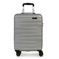 Fabrizio Worldpack Montreal Handgepäck Trolley S,  4 Rollen,  55 cm,  38 L,  Silber