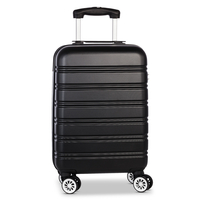 Fabrizio Worldpack New York Handgepäck Trolley 4 Rollen,  0 cm,  Schwarz