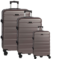 Fabrizio Worldpack Phoenix Kofferset S/M/L 4 Rollen,  Grau