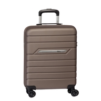 Fabrizio Worldpack Runway Handgepäck Trolley S,  4 Rollen,  55 cm,  38 L,  Braun