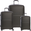 Fabrizio Worldpack San Francisco Kofferset S/M/L 4 Rollen,  Schwarz