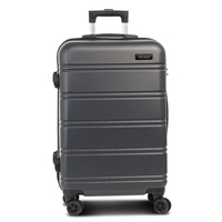 Fabrizio Worldpack Toronto Trolley 4 Rollen,  67 cm,  66 L,  Grau