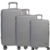 Fabrizio Worldpack Vancouver Kofferset S/M/L 4 Rollen,  Grau