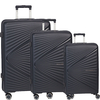 Fabrizio Worldpack Vegas Kofferset S/M/L 4 Rollen,  Grau