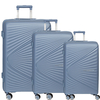 Fabrizio Worldpack Vegas Kofferset S/M/L 4 Rollen,  Türkis