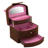 Friedrich23 Bavaria Schmuckkoffer aus Velour,  Rosa