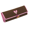 Friedrich23 Bavaria Schmuckrolle aus Velour mit Reißverschluss,  Rosa