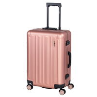 Hardware Profile Plus Alu Trolley M,  4 Rollen,  65 cm,  63 L,  Rosegold