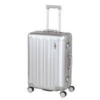 Hardware Profile Plus Alu Trolley M,  4 Rollen,  65 cm,  63 L,  Silber