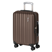 Hardware Profile Plus Handgepäck Trolley S,  4 Rollen,  54 cm,  38 L,  Braun