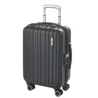 Hardware Profile Plus Handgepäck Trolley S,  4 Rollen,  54 cm,  38 L,  Schwarz