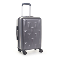 Hedgren Edge Carve Handgepäck Trolley S,  4 Rollen,  55 cm,  40.8 L,  Grau