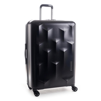 Hedgren Edge Carve Trolley L,  4 Rollen,  75 cm,  108.5 L,  Schwarz