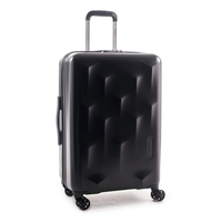 Hedgren Edge Carve Trolley M,  4 Rollen,  67 cm,  72.9 L,  Schwarz