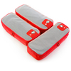 Heys Accesoires HexPack ID Slim Packwürfel 3er Set,  Rot