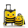 Heys Kids Set Koffer 46 cm 4 Rollen und Rucksack 33 cm,  Gelb