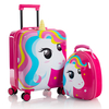 Heys Kids Set Koffer 46 cm 4 Rollen und Rucksack 33 cm,  Pink