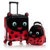 Heys Kids Set Koffer 46 cm 4 Rollen und Rucksack 33 cm,  Rot