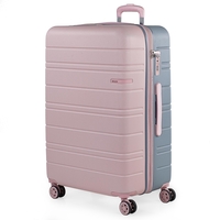 JASLEN San Marino Damen Trolley L,  4 Rollen,  49 cm,  128 L,  Rosa