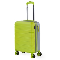 JASLEN San Marino Handgepäck Trolley S,  4 Rollen,  39 cm,  50 L,  Grün