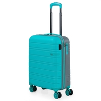 JASLEN San Marino Handgepäck Trolley S,  4 Rollen,  39 cm,  50 L,  Türkis