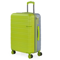 JASLEN San Marino Trolley M,  4 Rollen,  44 cm,  89 L,  Grün