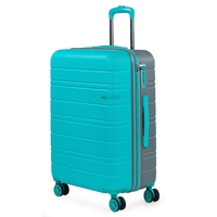 JASLEN San Marino Trolley M,  4 Rollen,  44 cm,  89 L,  Türkis