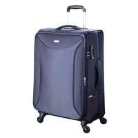 JUMP Toledo Evolution Soft Trolley M,  4 Rollen,  68 cm,  70 L,  Blau