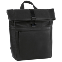 Leonhard Heyden Den Haag Rucksack Rolltop 40 cm,  Schwarz