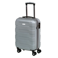 March15 Bumper Handgepäck Trolley S,  4 Rollen,  55 cm,  34.5 L,  Silber