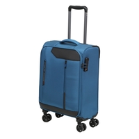 March15 Stardust Handgepäck Trolley S,  4 Rollen,  55 cm,  37 L,  Blau