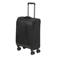 March15 Stardust Handgepäck Trolley S,  4 Rollen,  55 cm,  37 L,  Schwarz