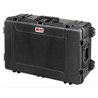 Max Koffer MAX750H280 Outdoor Case 4 Rollen,  Leer,  Leer