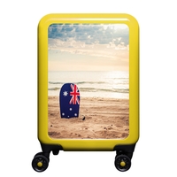 meinTrolley Australian Beach S,  4 Rollen,  55 cm,  32 L,  Gelb