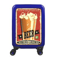 meinTrolley Beer S,  4 Rollen,  55 cm,  32 L,  Blau