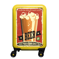 meinTrolley Beer S,  4 Rollen,  55 cm,  32 L,  Gelb