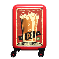 meinTrolley Beer S,  4 Rollen,  55 cm,  32 L,  Rot