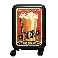 meinTrolley Beer S,  4 Rollen,  55 cm,  32 L,  Schwarz