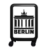 meinTrolley Berlin S,  4 Rollen,  55 cm,  32 L,  Schwarz