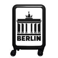 meinTrolley Berlin S,  4 Rollen,  55 cm,  32 L,  Schwarz