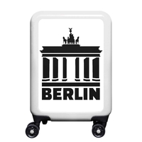 meinTrolley Berlin S,  4 Rollen,  55 cm,  32 L,  Weiß