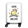 meinTrolley Born To Be Unicorn S,  4 Rollen,  55 cm,  32 L,  Weiß