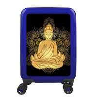 meinTrolley Buddha S,  4 Rollen,  55 cm,  32 L,  Blau