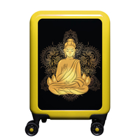 meinTrolley Buddha S,  4 Rollen,  55 cm,  32 L,  Gelb